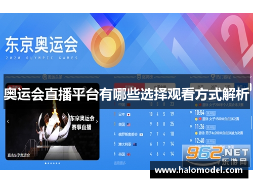 奥运会直播平台有哪些选择观看方式解析 奥运会直播平台有哪些选择观看方式解析